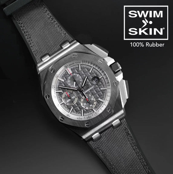 Rubber B strap Sailcloth SwimSkin APC44 Grey