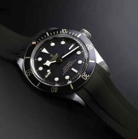 RubberB T801 Brown with buckle Strap - detail
