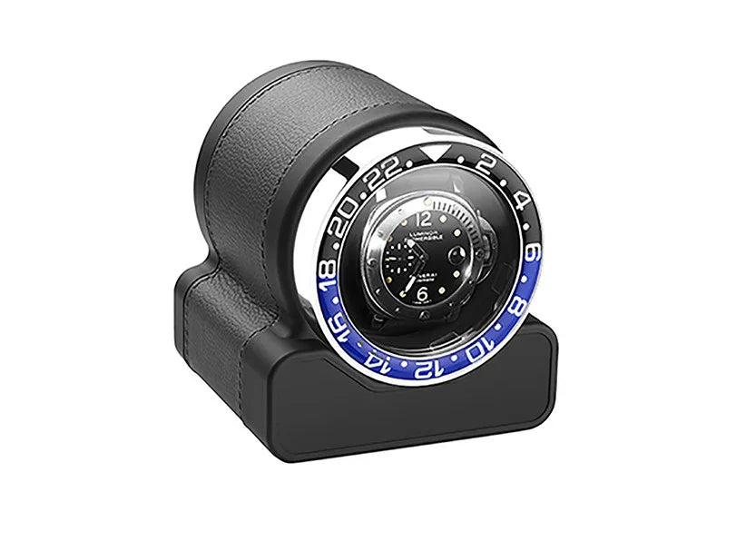 Rotor One by Scatola Del Tempo - Black/Blue - automatic watch winder