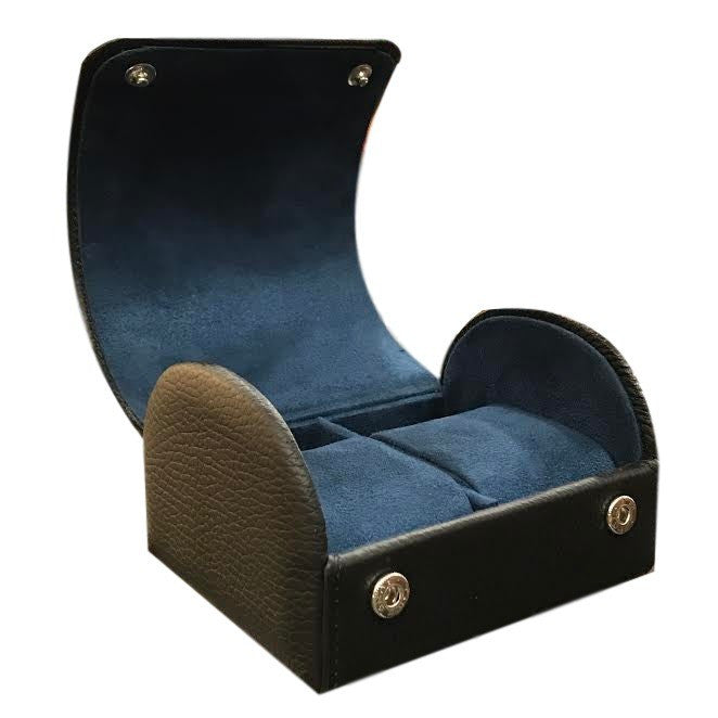 Kronokeeper travel leather case for 2 watches