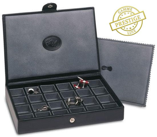 Boite pour 24 paires de boutons de manchette Underwood London