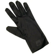 Black gloves - watch accessory