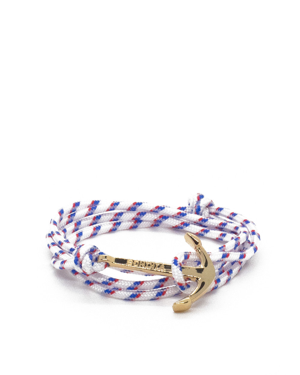 Gold plated anchor bracelet