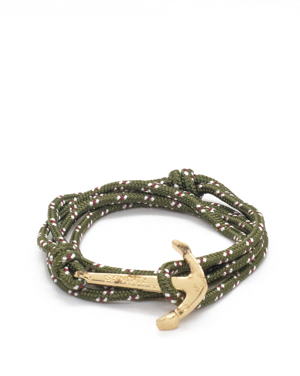 Gold plated anchor bracelet