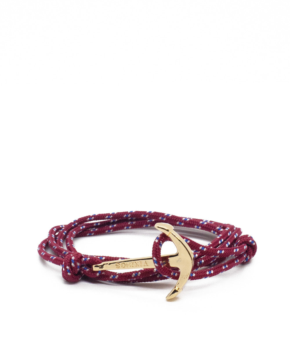 Gold plated anchor bracelet