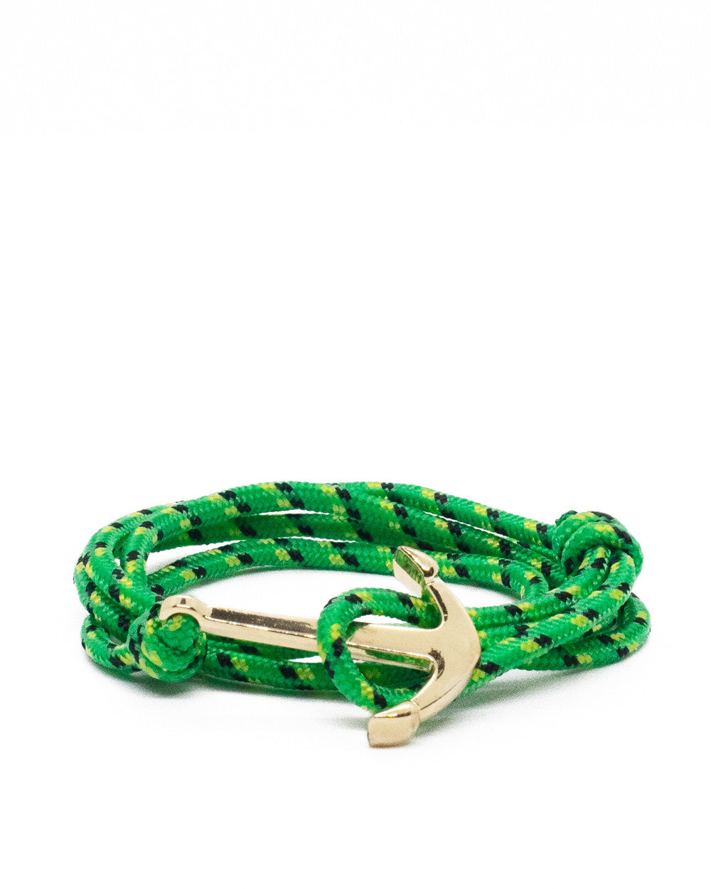 Gold plated anchor bracelet