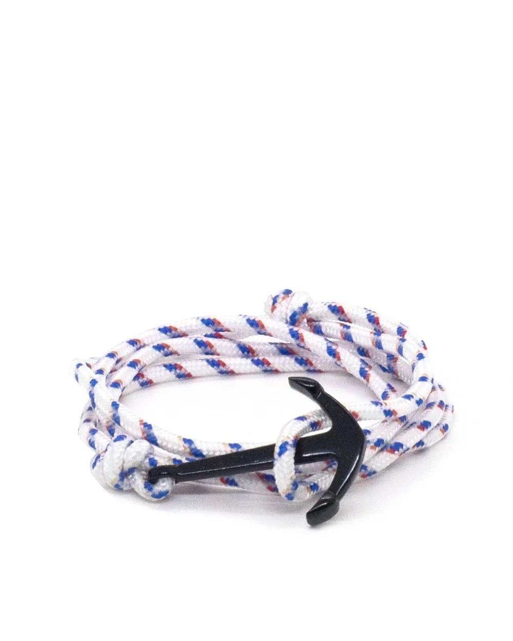 Black PVD anchor bracelet - detail