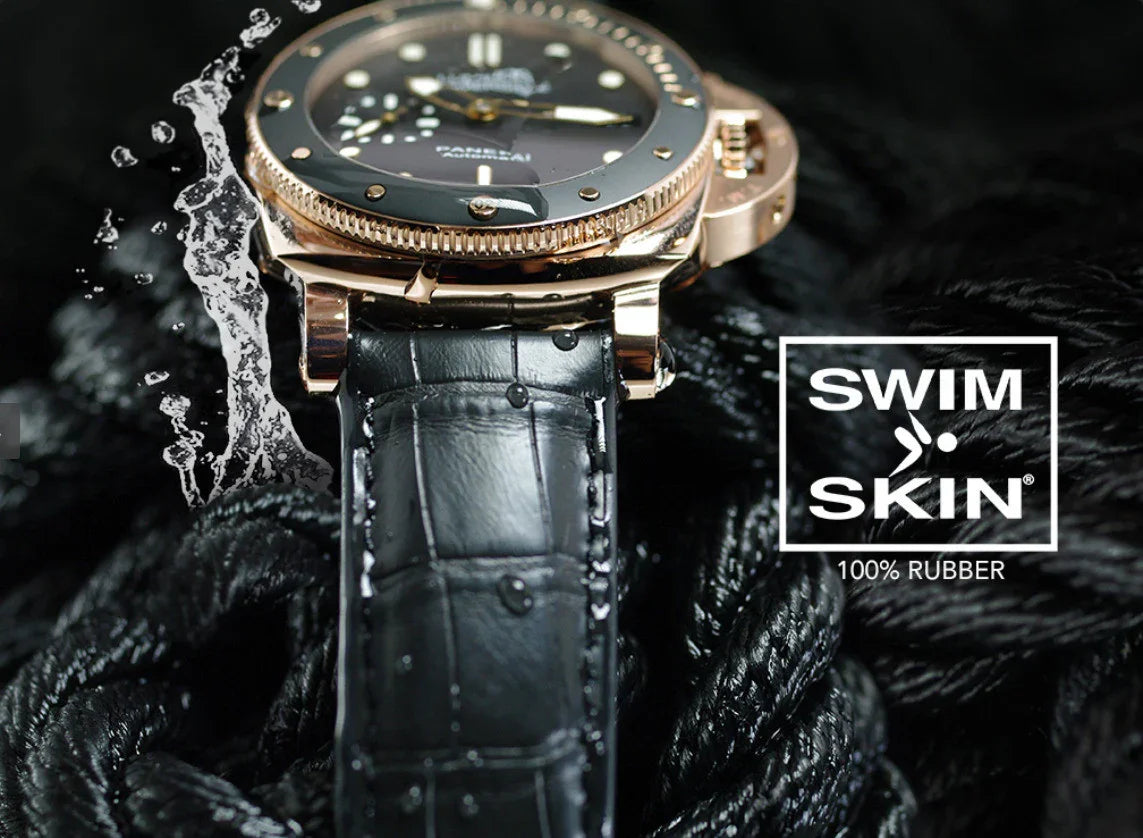 RubberB Alligator SwimSkin PS24 Black Strap - view 8