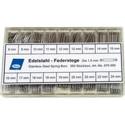 Set of stainless steel springbars 1.5mm - watch accessory