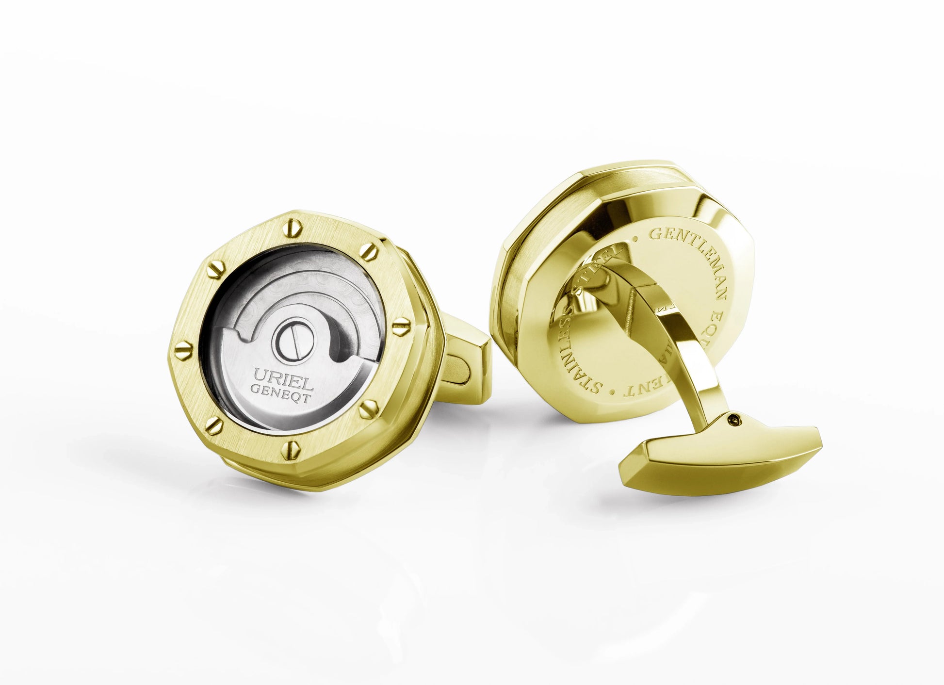 UG Octa Cufflinks - Gold - watch accessory