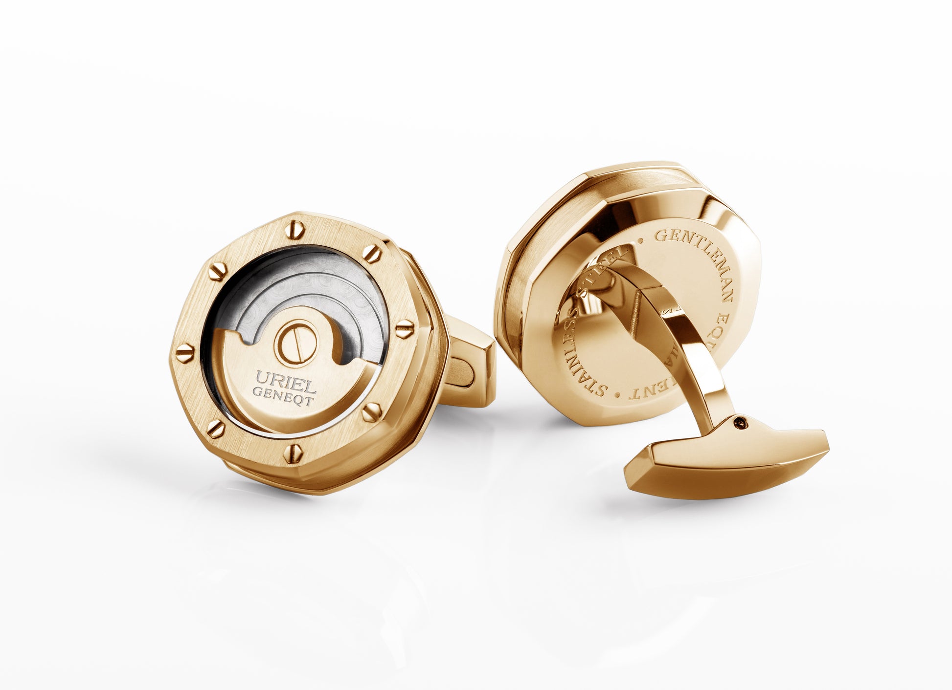 UG Octa Cufflinks - Rose Gold