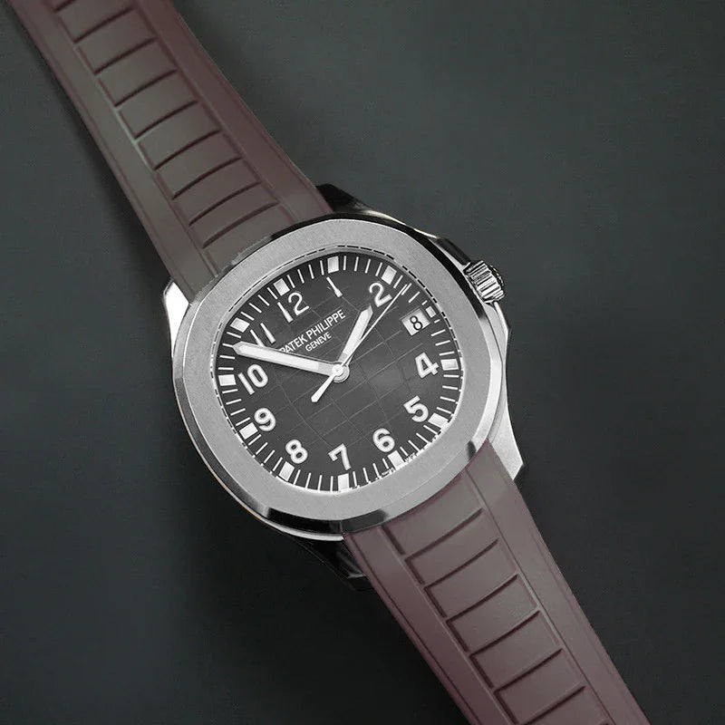 RubberB PK22 Espresso Brown Strap - detail