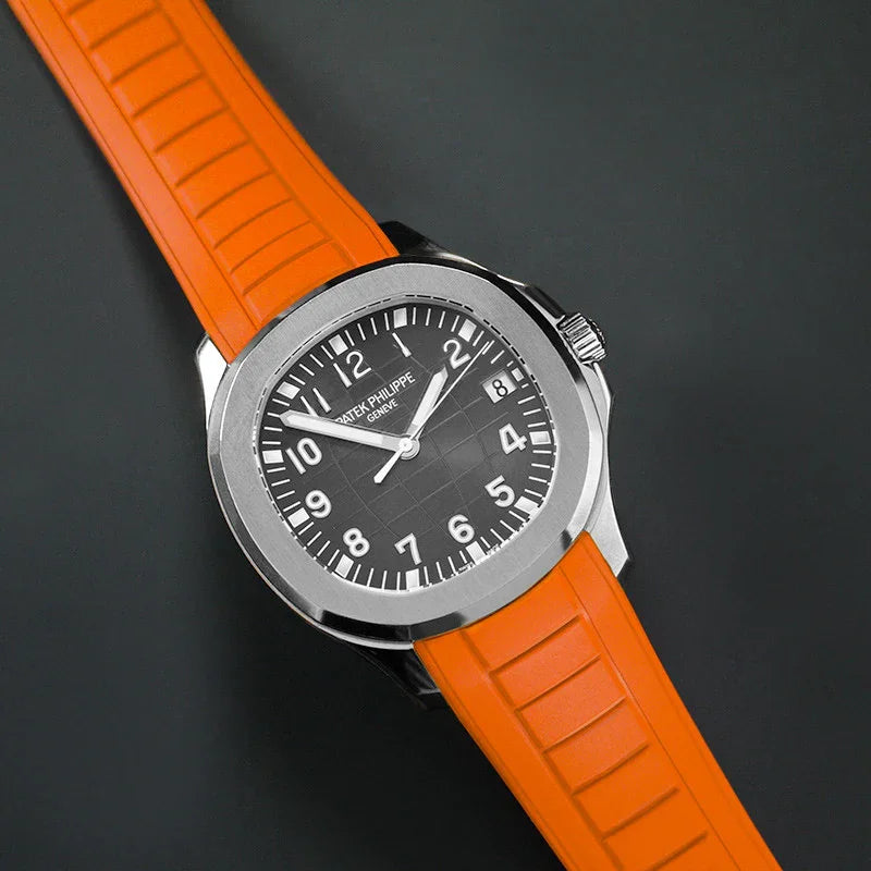 RubberB PK22 Mandarin Orange Strap - detail