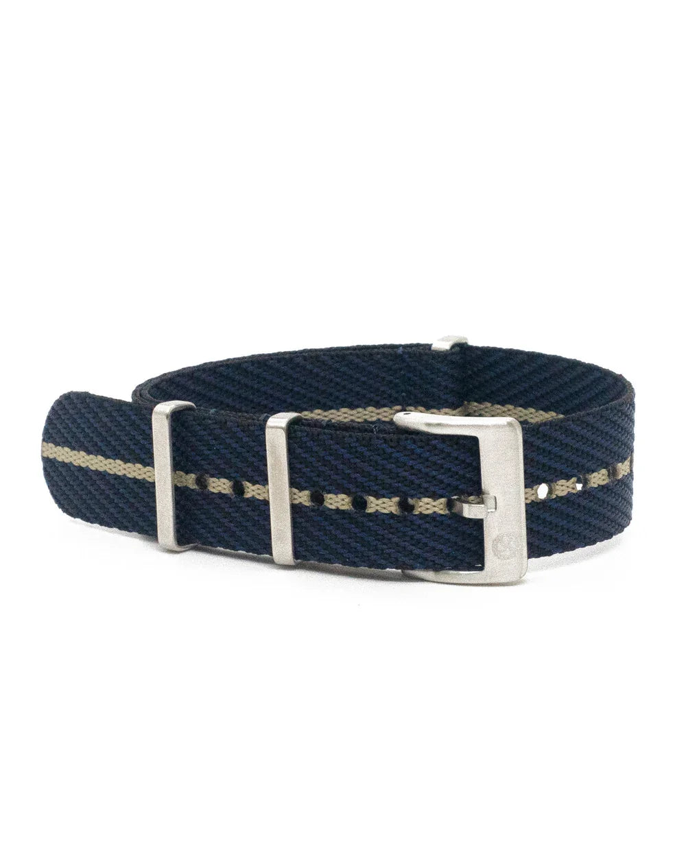 Premium NATO strap - Black/Navy/Khaki - NATO nylon watch strap