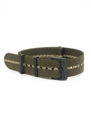 Premium nato strap PVD buckle - Olive/Khaki