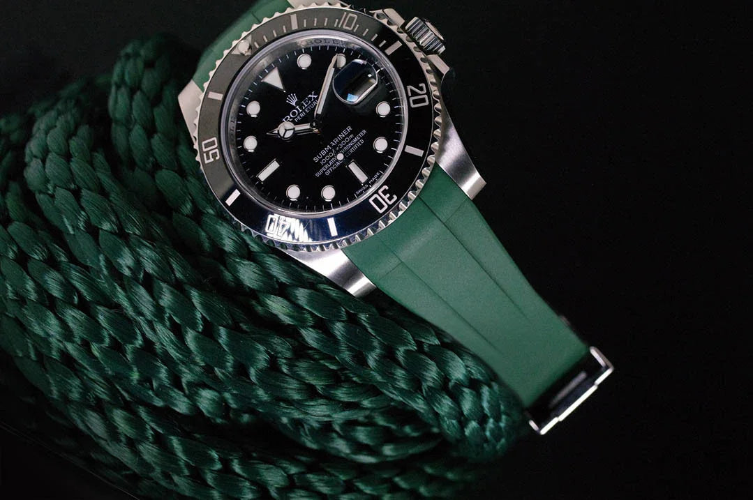 RubberB M104 Pine Green Strap - view 7