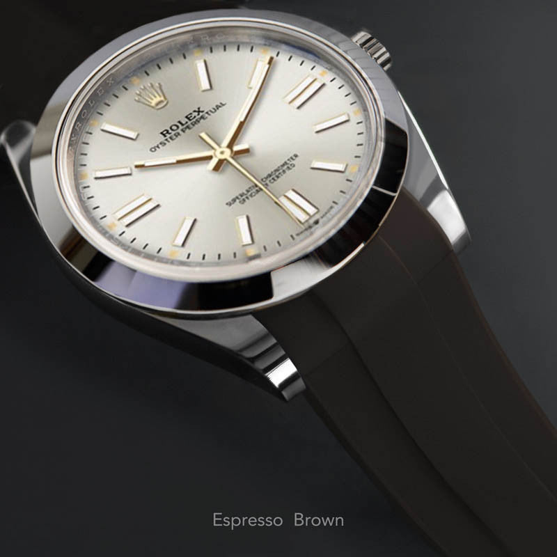 Rubber B strap M141 Brown with buckle