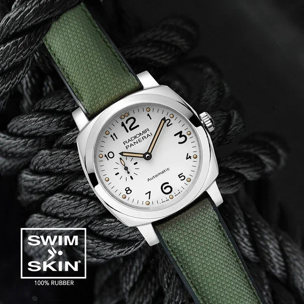 RubberB Ballistic SwimSkin PS22 - Military Green Strap - detail
