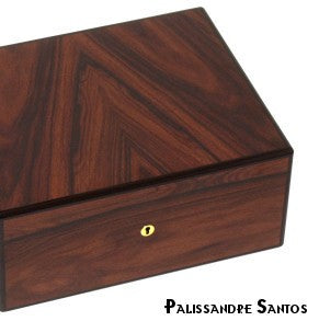 Elie Bleu - "Classic" box in ebony for 8 watches and 20 cufflinks