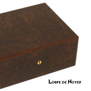 Elie Bleu - "Classic" box in ebony for 8 watches and 20 cufflinks
