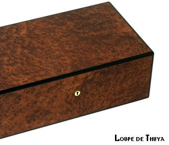 Elie Bleu - "Classic" box in ebony for 8 watches and 20 cufflinks
