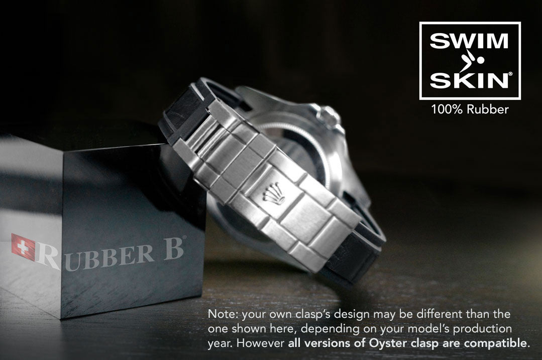 Rubber B strap Swimskin Ballistic Black