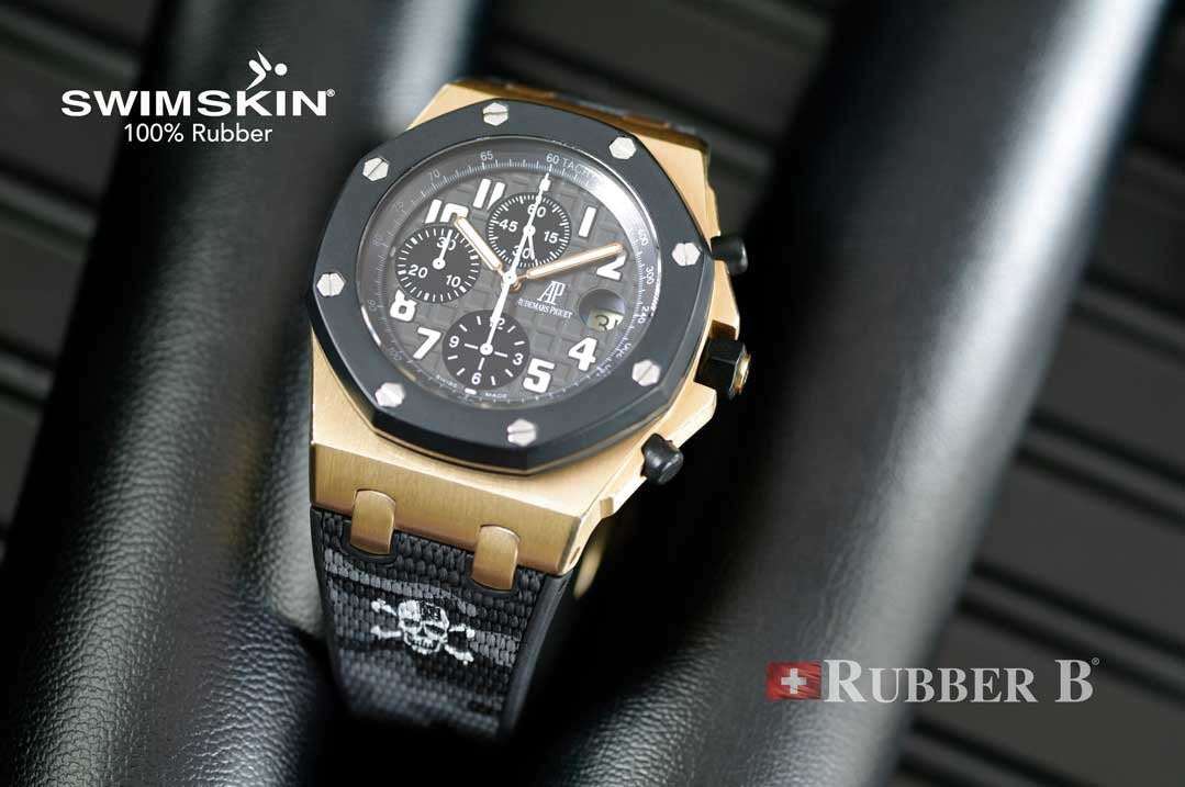 Rubber B strap SwimSkin Twill  APC42 Urban Camo