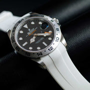 Rubber B strap M225 White with buckle