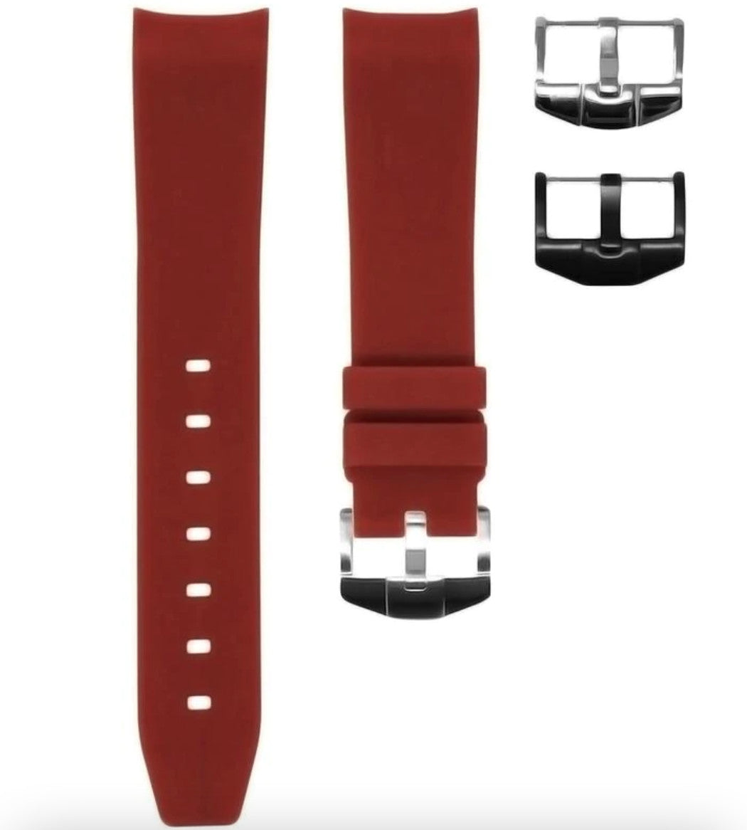 Horus Rubber strap Bordeaux