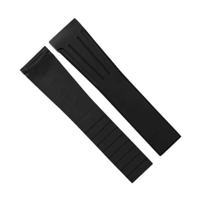 RubberB M110 BLACK Strap - rubber watch strap