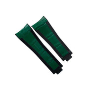 Rubber B strap Swimskin Alligator Green