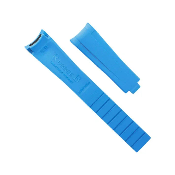 Rubber B Strap M216 Blue - rubber watch strap