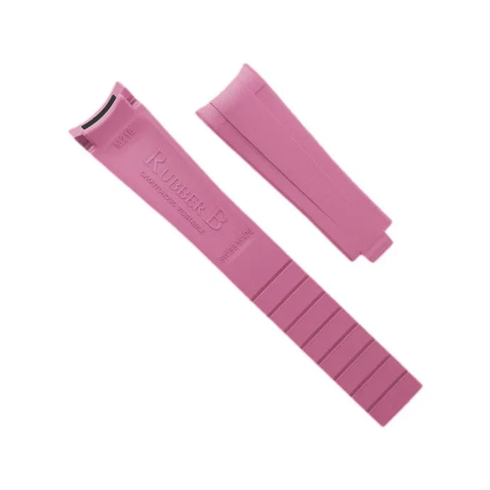 Rubber B Strap M216 Pink - rubber watch strap