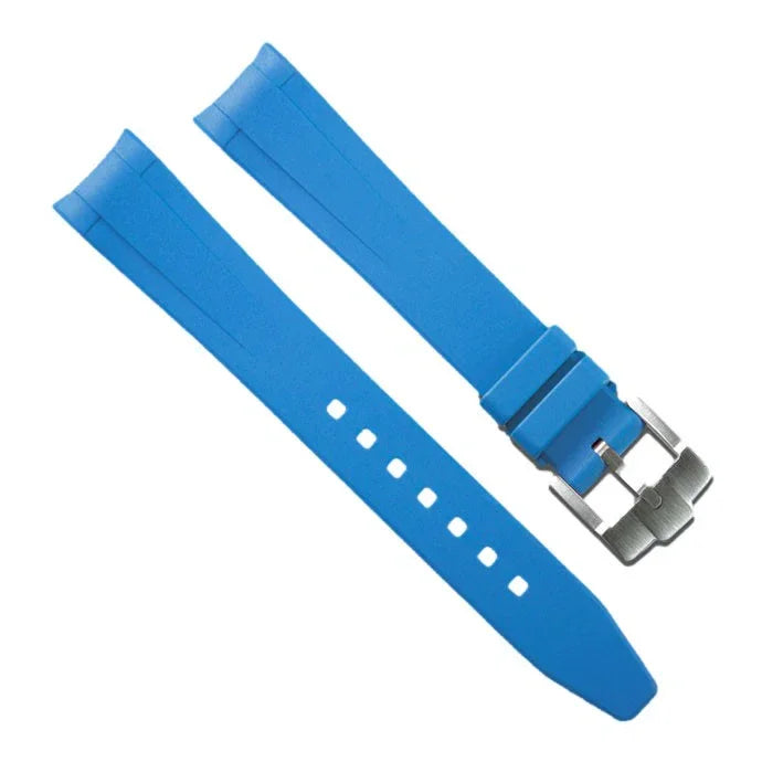 Rubber B Strap M316 Blue sky with buckle - rubber watch strap