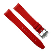 Rubber B Strap M317 Red with buckle - rubber watch strap