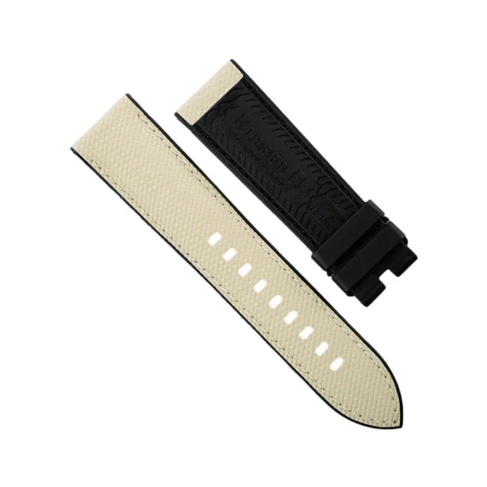 RubberB Ballistic SwimSkin PS22 - Sahara Tan Strap - rubber watch strap
