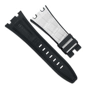 Rubber B strap APC42 Alligator SwimSkin  White