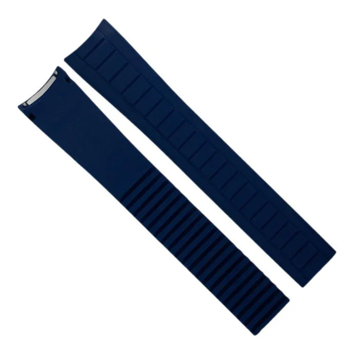 RubberB PK22 Abyss Blue Strap - rubber watch strap