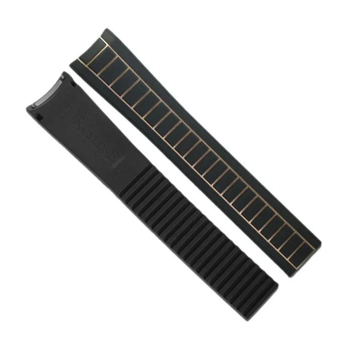 RubberB PK22 Goldmatic Strap - rubber watch strap