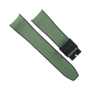 RubberB Ballistic SwimSkin for IWC Big Pilot - Military Green Strap - rubber watch strap