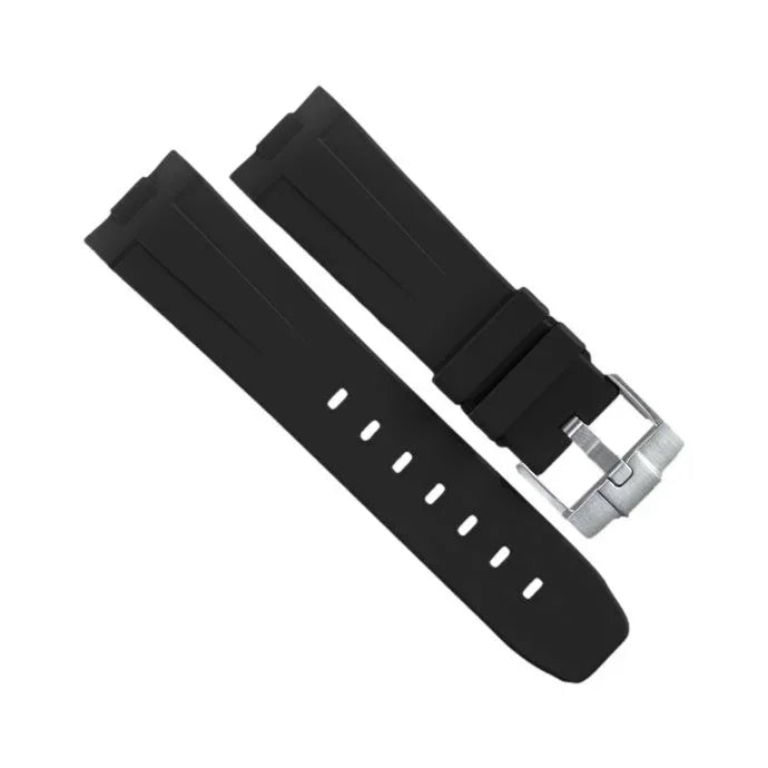 RubberB Strap Black Luminor 44 mm 1950 Type II - rubber watch strap