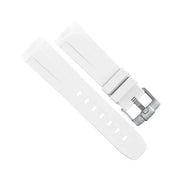 RubberB Strap White for Luminor 44 mm 1950 Type II - rubber watch strap