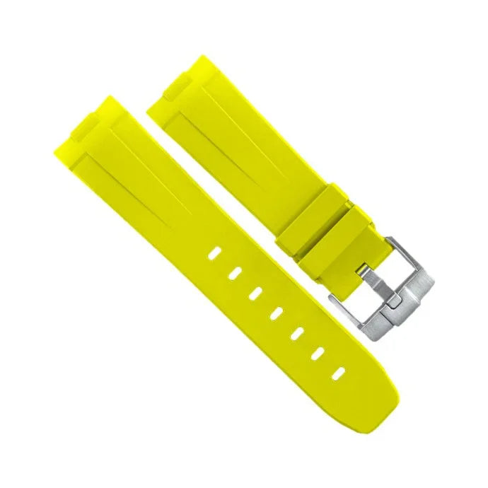 RubberB Strap Yellow for Luminor 44 mm 1950 Type II - rubber watch strap