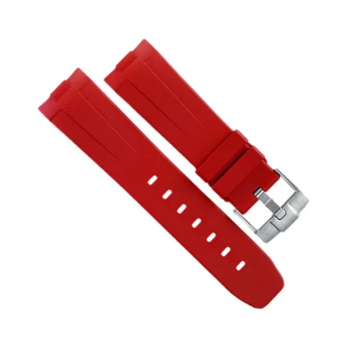 RubberB Strap Red for Luminor 44 mm 1950 Type II - rubber watch strap