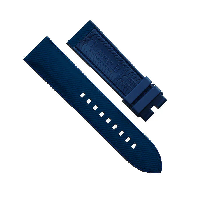 RubberB Ballistic SwimSkin PS24 Navy Navy Strap - rubber watch strap