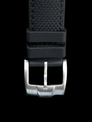 Rubber B alligator leather strap with tang buckle, main view