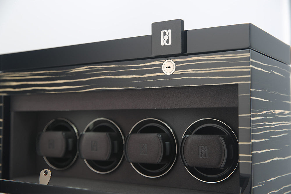 Paul Design - Gentleman 4+6 Watch Winder & Extra storage for 6 watches