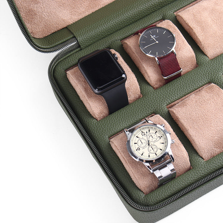 Kronokeeper Tiboulen watch travel case for 8 watches