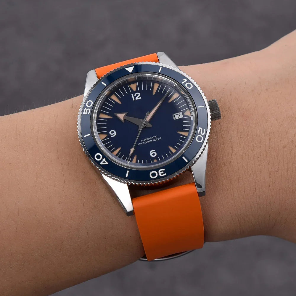Kronokeeper Rubber strap Blue - view 5