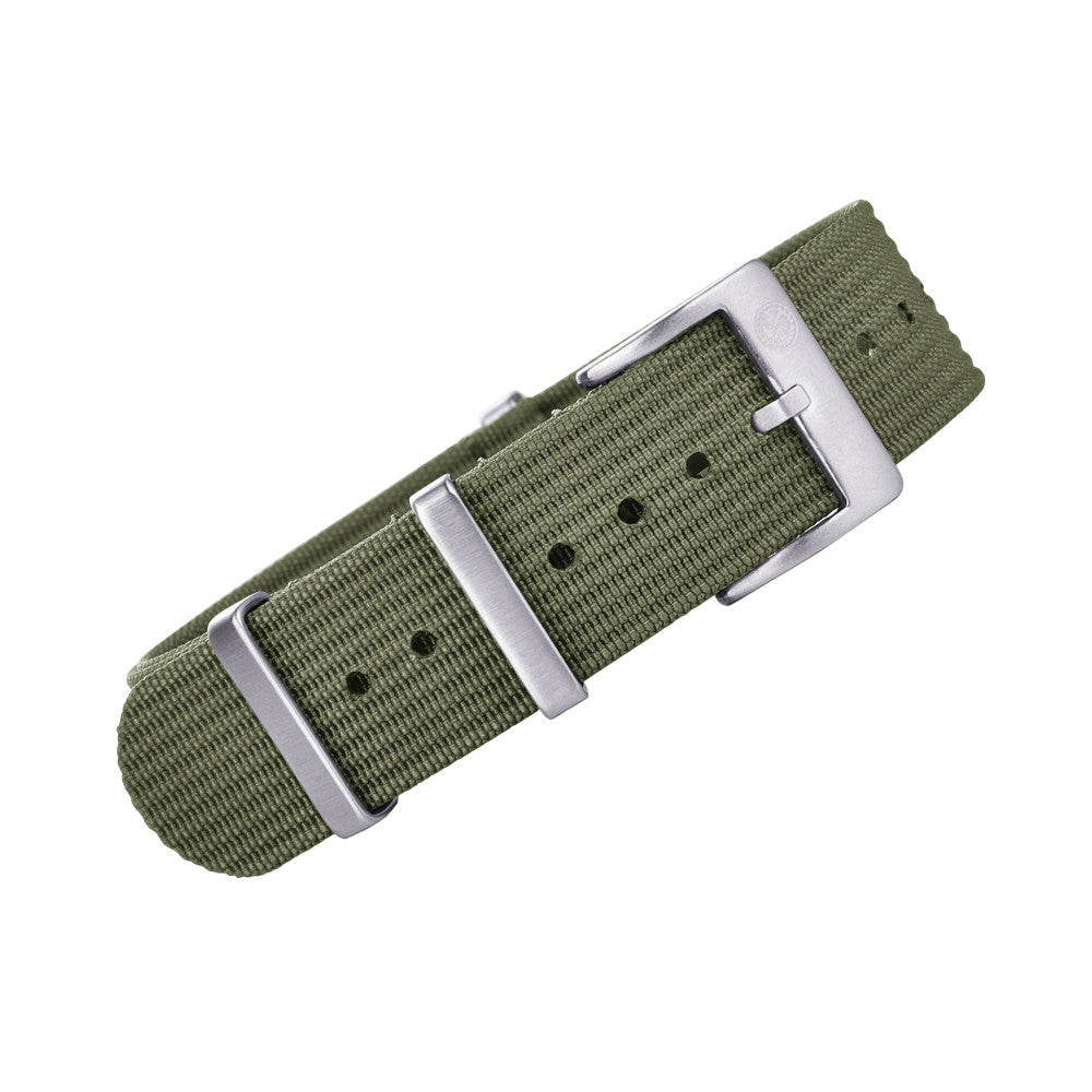 KronoKeeper ribbed nato strap -army green